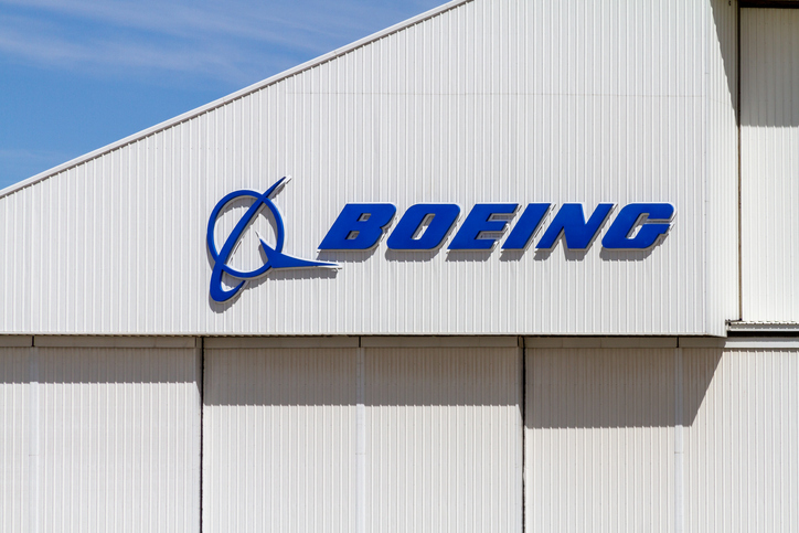 Boeing Logo on Building Boeing Logo on Building